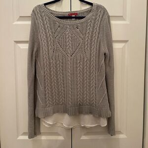 Dressbarn double layered sweater